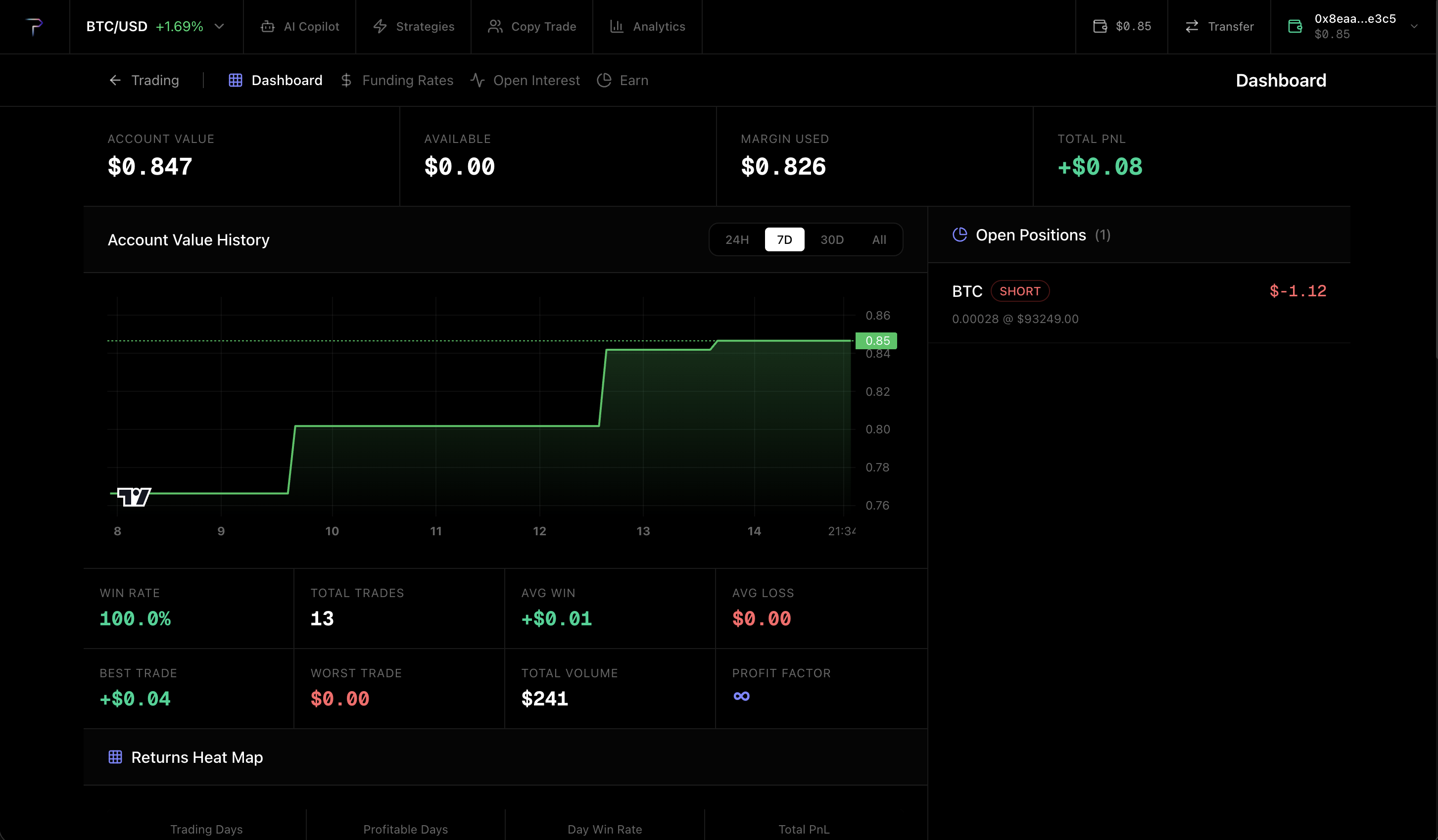 Portal Terminal Dashboard
